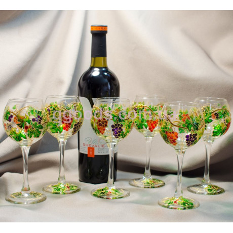 Набор бокалов для вина «Виноградная лоза»