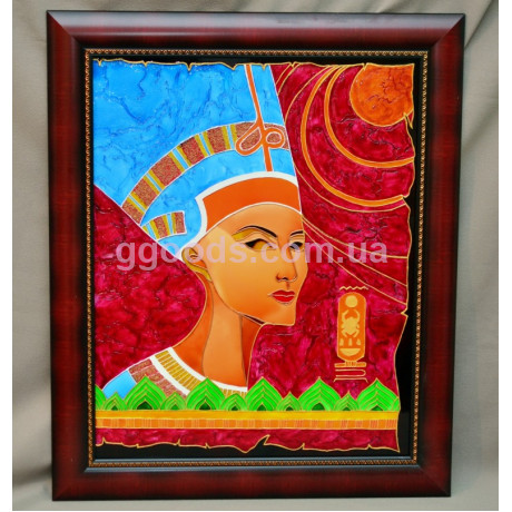 Витражная картина "Нефертити – царица Египта"