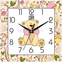 Часы детские "Плюшевый мишка"