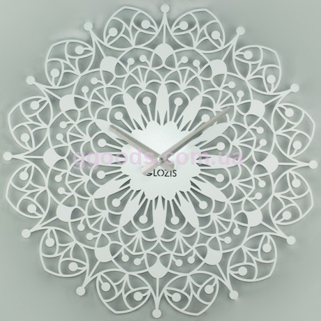 Дизайнерские настенные часы Ajur белые