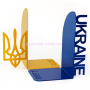 Упоры для книг желтый синий 2 штуки металл Украина