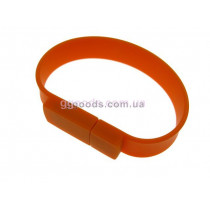 Флешка оранжевый браслет прямоугольник