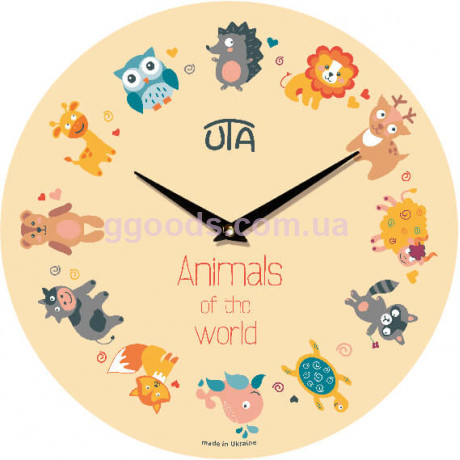 Детские часы "Animals of the world"