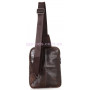 Сумка-рюкзак мужской кожаный Адванс коричневый