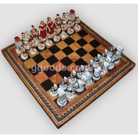 Шахматные фигуры Троянская Битва малые SP69 Nigri Scacchi