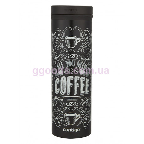 Термочашка Contigo TwistSeal Eclipse Black Coffee, 590 мл