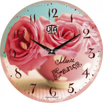 Настенные часы "Букет роз"