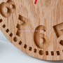 Часы настенные деревянные Париж