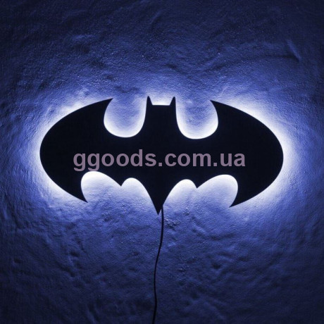Настенная led лампа Бэтмен синий свет