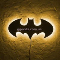 Настенный светильник Бэтмен желтый свет