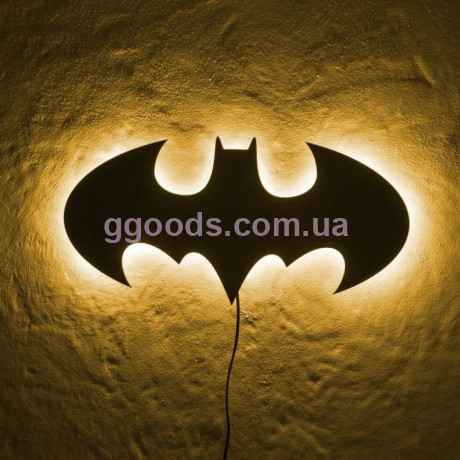 Настенный Led светильник Бэтмен желтый свет