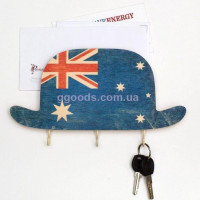 Ключница настенная шляпа Австралия