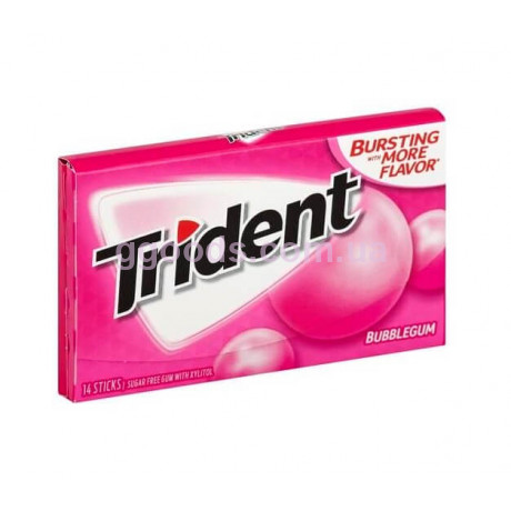 Жевачка Trident Bubble gum Баббл Гам