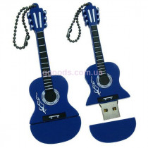 Флешка Гитара синяя 8 Гб, 16 Гб, 32 ГБ