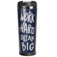 Термочашка "Work hard. Dream big"