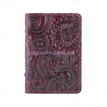 Обложка-органайзер для ID паспорта Mehendi Art фиолетовая