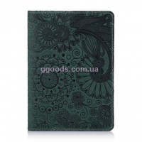 Обложка для паспорта "Mehendi Art" зеленая