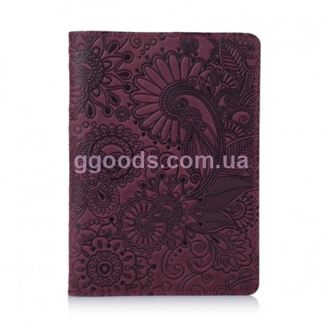 Обложка для паспорта "Mehendi Art" фиолетовая