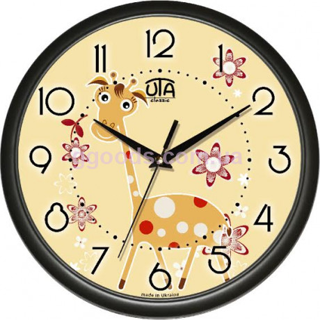 Часы настенные "Любопытный жираф"