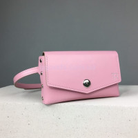 Поясная сумка розовая