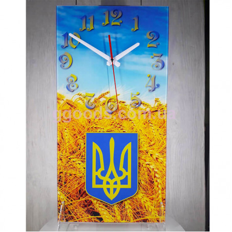 Часы настенные стеклянные Украина