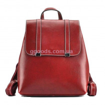 Женский рюкзак-сумка Грейс красный