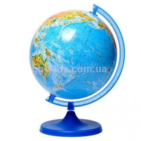 Глобус физический на украинском языке