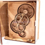 Настенные часы с деревянным механизмом Книга AllFesCo
