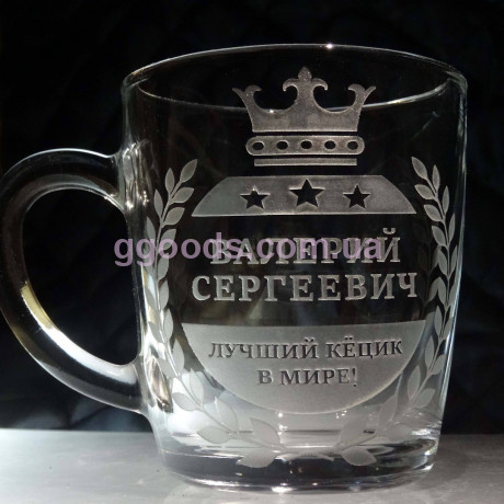 Именная чашка "Царь" для чая и кофе