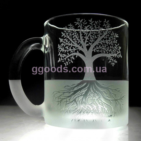 Чашка с гравировкой Дерево Жизни
