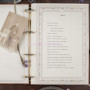 Книга роду в шкіряній палітурці Сімейний літопис українською мовою коричнева