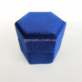 Бархатная коробочка для кольца синяя Элит