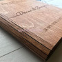 Семейная книга в кожаном переплете для записей из дерева