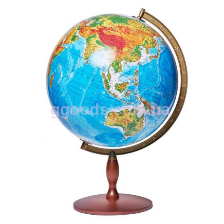 Глобус на деревянной подставке 320 мм