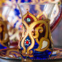 Армуды для чая и тарелка Великолепный век