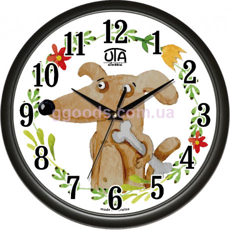 Часы настенные детские "Собака"