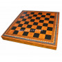 Шахматная доска с боксом для шахматных фигур CD35 коричневая