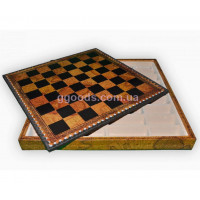 Доска для шахмат с местом для фигур Старинная карта Nigri Scacchi CD35M