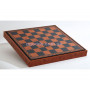 Шахматная доска с местом для хранения шахмат коричневая CD48 Nigri Scacchi