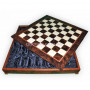Доска для шахмат с местом для шахматных фигур CD64G Nigri Scacchi