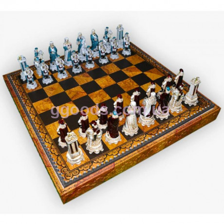 Шахматные фигуры Людовик XIV SP47 средние Nigri Scacchi
