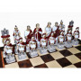 Шахматные фигуры "Римляне и египтяне" экстра размер Nigri Scacchi SP72