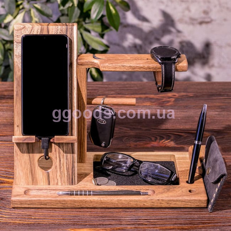 Органайзер для часов Samsung и телефона из дерева EW-6.3