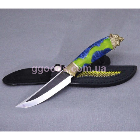 Авторский охотничий нож из стали N690 Волчица