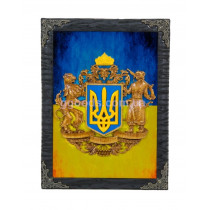 Плакетка з символікою України 24х31
