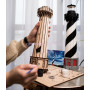 Деревянный 3D конструктор Маяк мыса Хаттерас Cape Hatteras Light