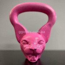 Гиря Кошка розовая 6 кг