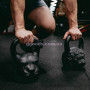 Гиря Питбуль 24 кг черная спортивная чугунная для тренировок
