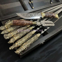 Шампура Дикие звери с вилкой и ножом