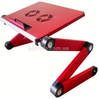 Столик для ноутбука T4 красный 